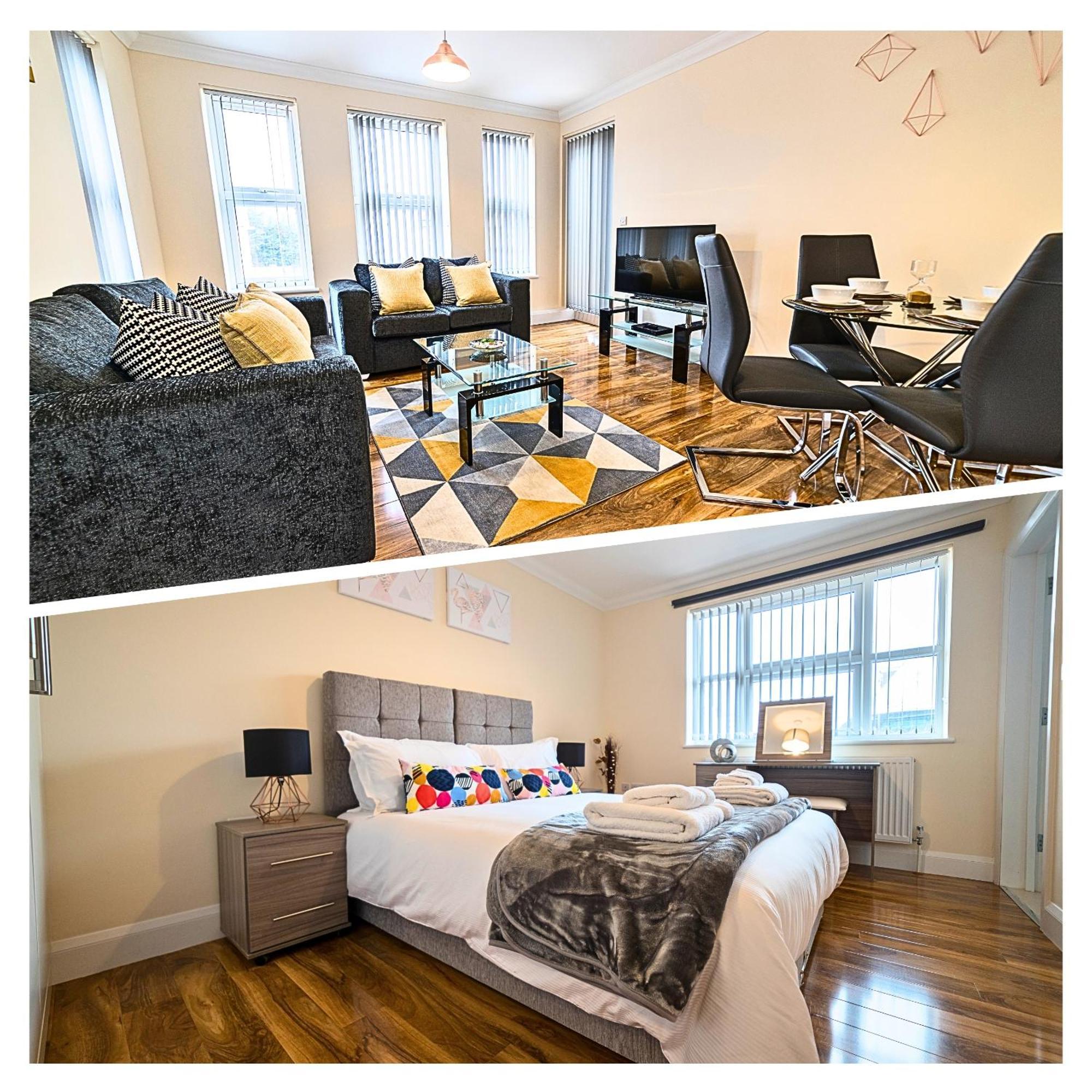 Heathrow Rare Find 2 Bedroom Plus 2 Bathroom Flat - Sleeps 6- Free Parking- Close To Heathrow Terminals-Quiet Development Стэнвэлл Экстерьер фото